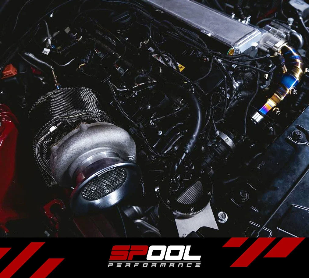 Spool Performance Billet Manifold A90 Supra 2 Port Top Mount Turbocharger Kit - Image 11