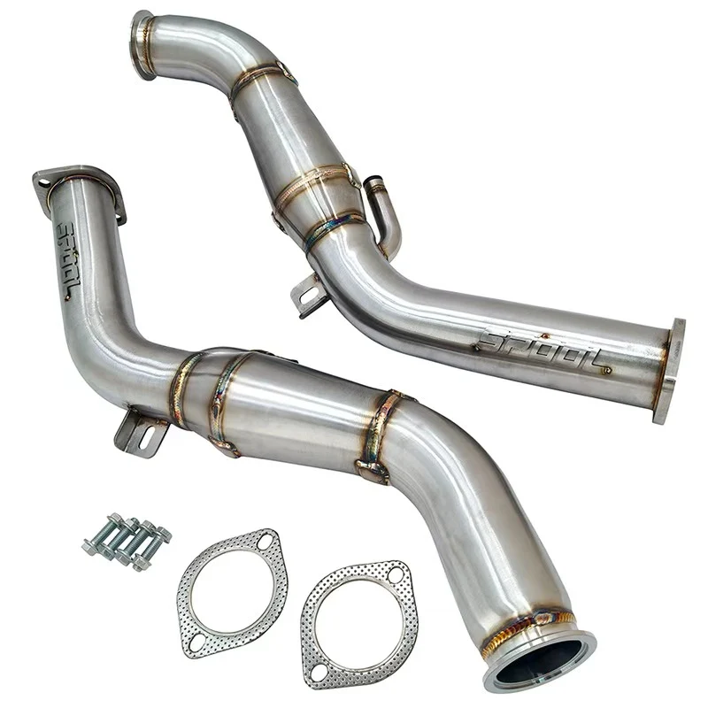 Spool VR30DDTT Full 4 Inch Downpipes Upgrade [Race Downpipes] | Infiniti Q50 Q60 RZ34 [VR30] - Image 3